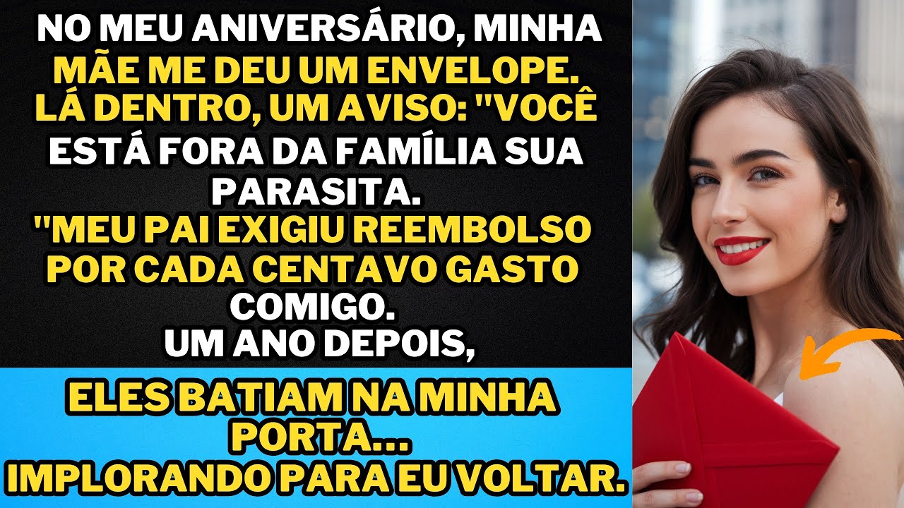 "No meu aniversário, meus pais me expulsaram da família "suma parasita" mais...