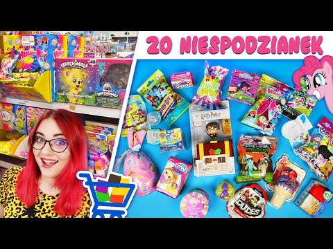 KUPUJE i OTWIERAM 20 RÓŻNYCH NIESPODZIANEK 🛒🤩