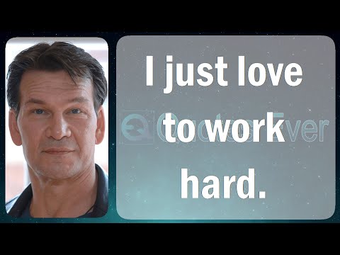 Patrick Swayze 44 Quotes Inspirational, Famous, and Motivational Life, Love, Positive @QuotesEver