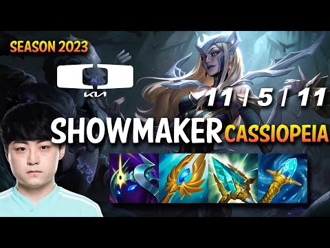 DK Showmaker CASSIOPEIA vs SYLAS Mid - KR Ranked