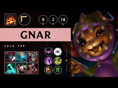 Gnar Top vs Irelia - KR Master Patch 25.11