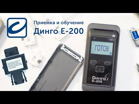 Обучение пользователя и приемка анализатора паров этанола Динго Е-200 (для организаций)