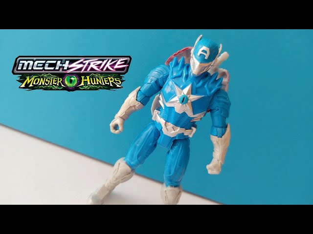 Vídeo relacionado con Marvel Hasbro Avengers Mech Strike Monster Hunters Doctor Doom, Figura de acción a Escala de 15 cm, Juguetes para niños a Partir de 4 años, Multicolor, F4759
