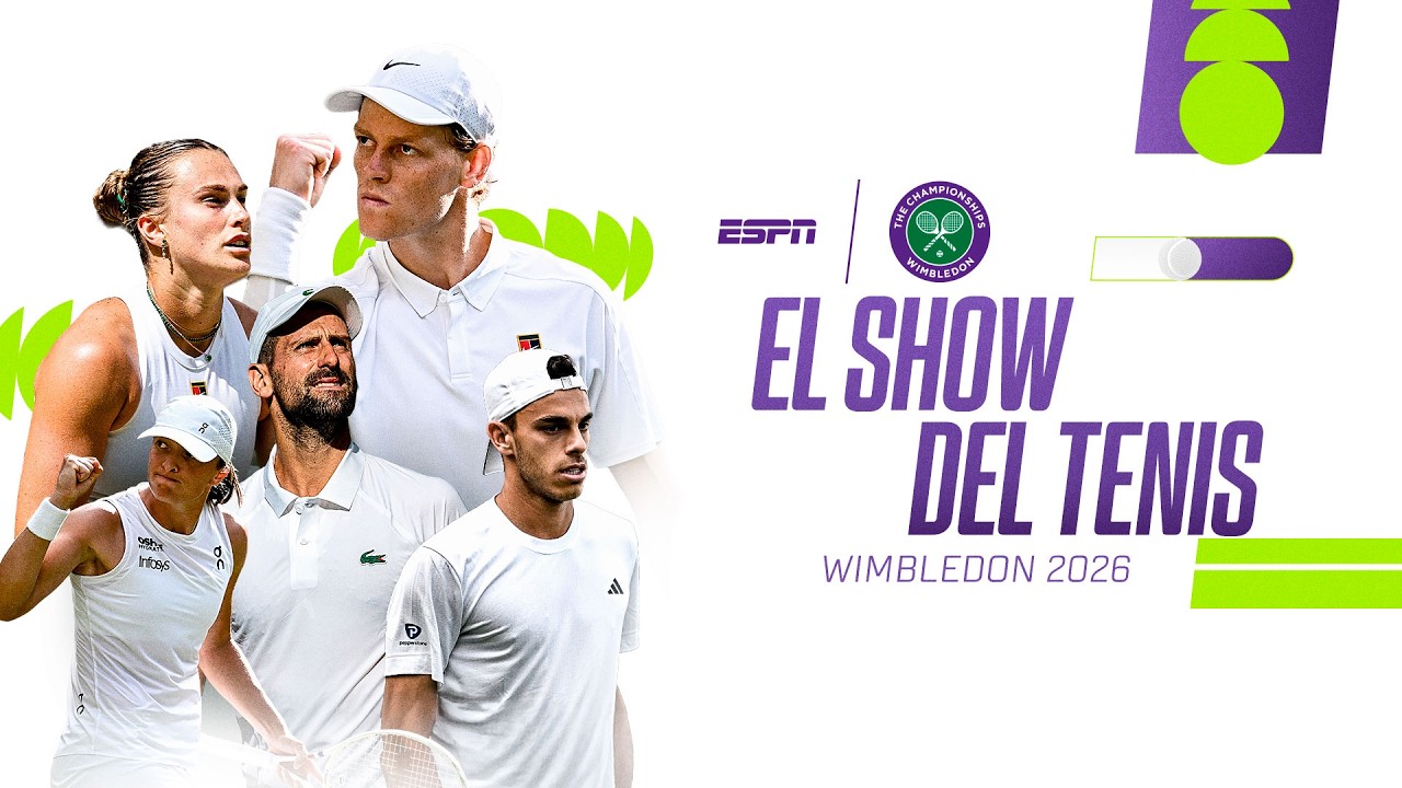 🔴 EN VIVO | EL SHOW DE ESPN TENIS | WIMBLEDON 2026 | DOMINGO 28 DE JUNIO