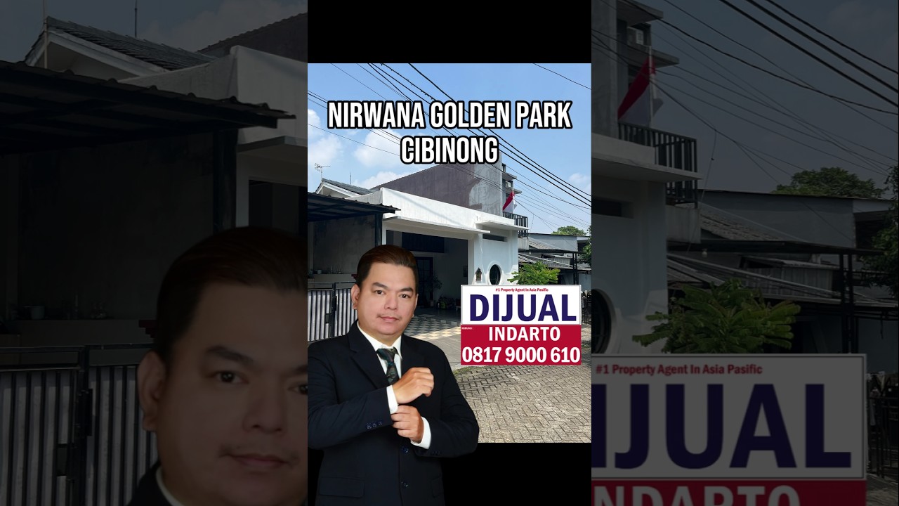 Di Jual Rumah Cantik SHM LT 90 LB 70 di Nirwana Golden Park Cibinong , Lokasi Nyaman dan Strategis
