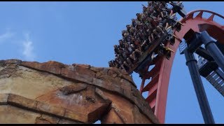 preview picture of video 'Busch Gardens Tampa Bay Florida - Sheikra Dive Rollercoaster Vertical Drop - Edited Clip'