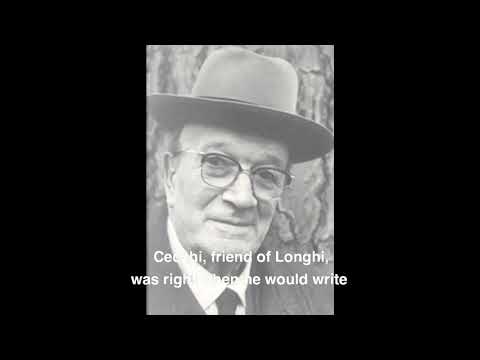 Repetto Gallery, Contemporary Art Talk by Paolo Repetto: Roberto Longhi