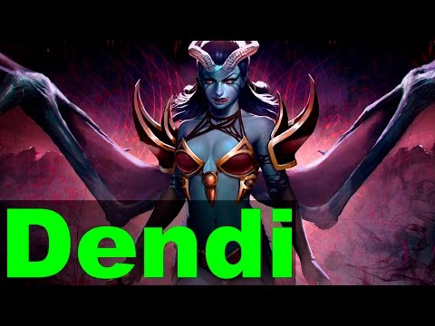 Dendi Queen of Pain 7.02 Roaming | pro Gameplay | Highlights — Dota 2 (2017)
