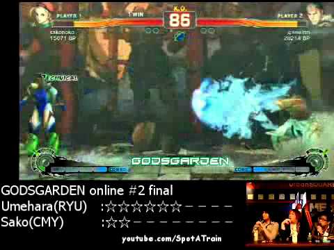 SSF4: Daigo (Ryu) vs Sako (Cammy) - GodsGarden 2 Round 2 (Part 2)