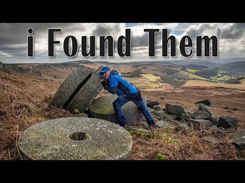 Millstones, Peak District History. I Found Them... Great British Heritage at Stanage Edge