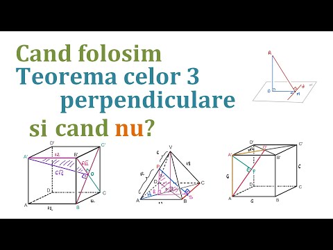 Theorem of the 3 perpendiculars (Distance calculations)