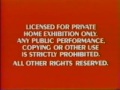 Red Orange FBI Warning Licensed Screens 1984 1991