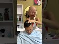 Barber finishes cut and he sees it #shorts