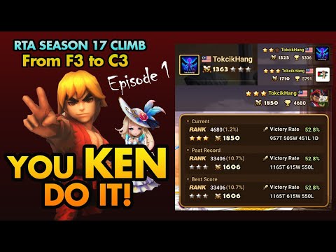 RTA SEASON 17 CLIMB | FROM F3 TO C3 | KEN+CLARA+ELENOA | SW RTA