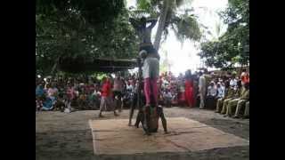 Sisi Majitu Acrobats at Dunda Secondary school, Bagamoyo 22.11.2011