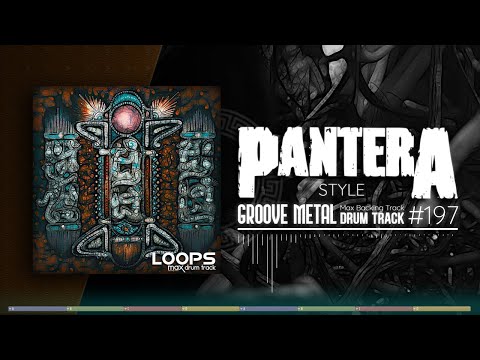 Groove Metal Drum Track / Pantera Style / 130 bpm