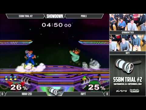 SSBM Trial #2 - Pools: NMW (C. Falcon) v Imyt (Doc)