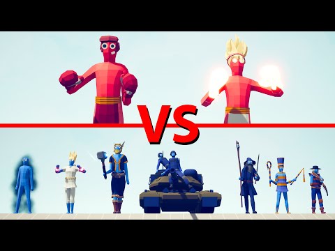 SUPER BOXER & BOXER Team vs LEGACY Team - Totally Accurate Battle Simulator TABS