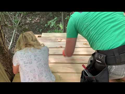DIY Family Treehouse Ep 6: Deck and Railings