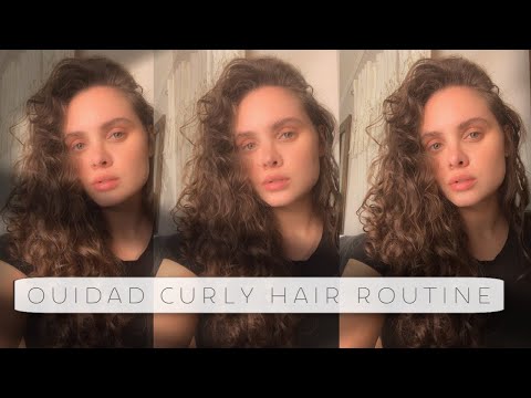 ouidad curly hair routine (no heat)