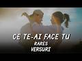 rares - Ce te-ai face tu | Lyric Video