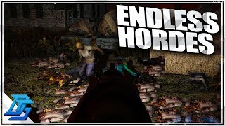 ENDLESS HORDE NIGHTS? (HORDE VIDEO) - 7 Days to Die (Modded) -WotW -Part 35