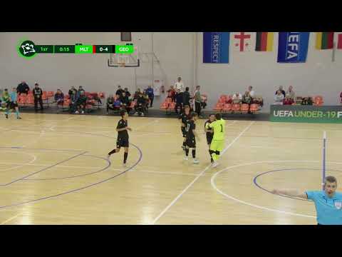 Malta U19 Futsal Vs Georgia U19 Futsal Goals - Uefa U19 preliminary Qualifiers 23-01-25