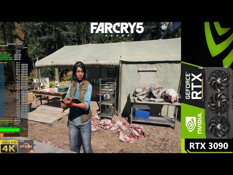 Far Cry 5 Ultra Settings, Ultra HD Textures 4K | RTX 3090 | Ryzen 9 3950X OC
