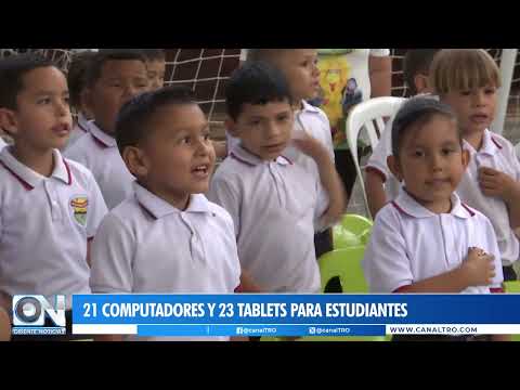 UIS entrega equipos tecnológicos a estudiantes de Durania, Norte de Santander