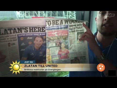 Fotbollskanalen i Manchester - så skriver tidningarna om Zlatan - TV4 Sport