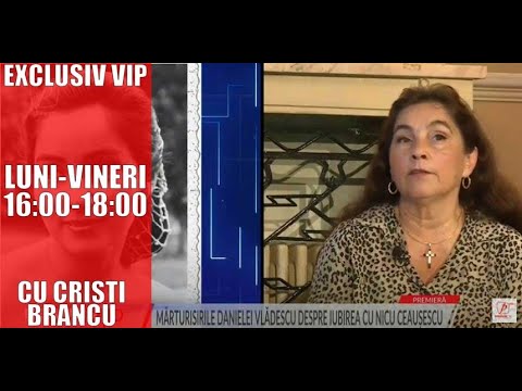 DANIELE VLĂDESCU'S CONFESSIONS ABOUT HER LOVE WITH NICU CEAUȘESCU