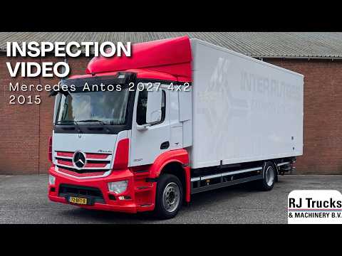 Mercedes-Benz ANTOS 2027 - BDF | Full Air | Dhollandia Lift | TÜV 02/27 | NL video miniature