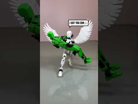 He is not a real angel👹 #actionfigures #dummy #lego #stikbot #t13 #pose #figure #customfigure #toy