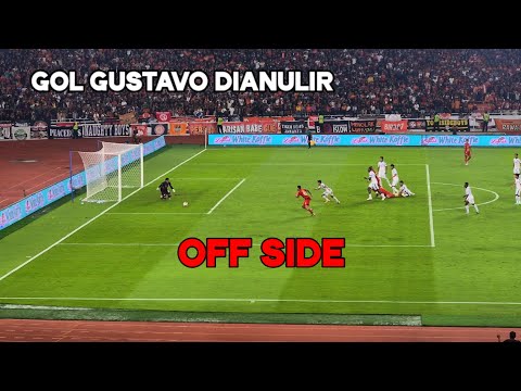 Gol Persija Dari Gustavo Yang Anulir Karena Off Side Terlebih Dahulu