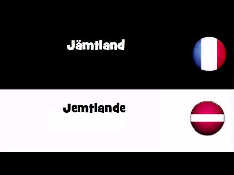 VOCABULAIRE EN 20 LANGUES = Jämtland