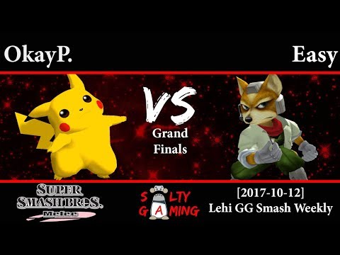 [2017-10-12] Melee - OkayP. (Pikachu) vs Easy (Fox) GF