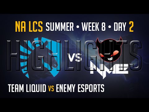 Team Liquid vs Enemy Esports HIGHLIGHTS | Week 8 Day 2 NA LCS Summer Split 2015 S5 | TL vs NME W8D2