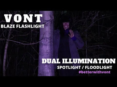 VONT BLAZE FLASHLIGHT FEATURES | DUAL ILLUMINATION | SPOTLIGHT | FLOODLIGHT | #betterwithvont