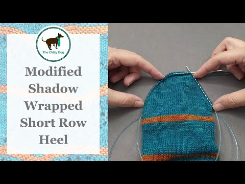 Modified Shadow Wrapped Short Row Heel
