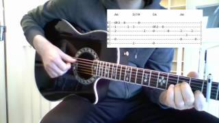 Judy by John Renbourn - Guitar lesson - Part two