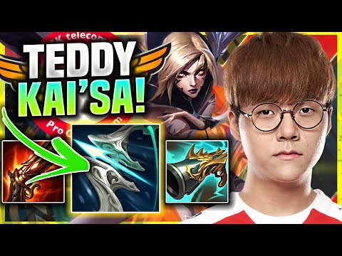 TEDDY PLAYS KAI'SA WITH NEW BUILD GALEFORCE! - T1 Teddy Plays Kai'sa ADC vs Samira! | Season 11