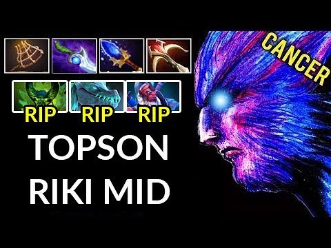 TOPSON RIKI MID NEW CANCER HERE Dota 2 7.23 Gameplay