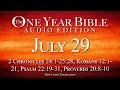 July 29 One Year Bible Audio Edition