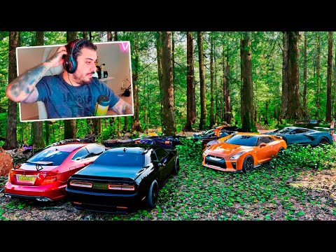 YOUTUBERS' CAR IN HIDE AND SEEK - RENATO GARCIA VS LEO DA HORNET VS THIAGO REIS VS REZENDE