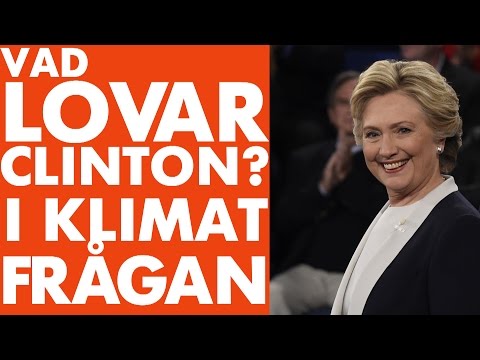 Trump tror inte på klimatförändringar - vad vill Clinton?