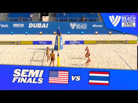 Turner/ Anderson vs. Naraphornrapat/ Worapeerachayakorn - Semi Final Highlights Dubai  #BeachProTour
