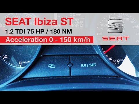 SEAT Ibiza 1.2 TDI 75 PS Beschleunigung 0-150 km/h