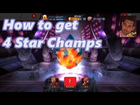 How to get 4 Star Champions from Premium Crystals Marvel Contest of Champions