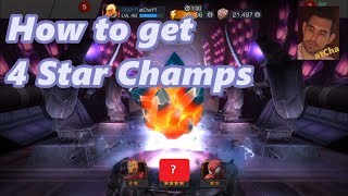 How to get 4 Star Champions from Premium Crystals Marvel Contest of Champions