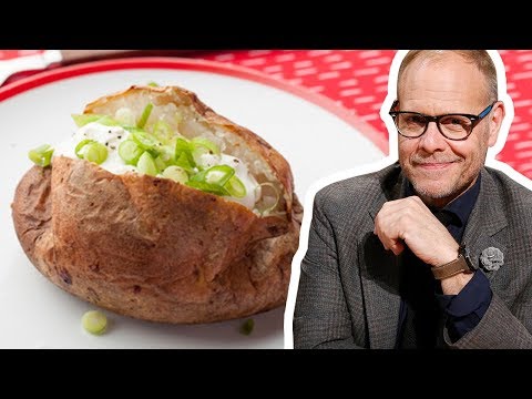 Alton Brown Makes a Perfect Baked Potato | Good Eats | Food Network